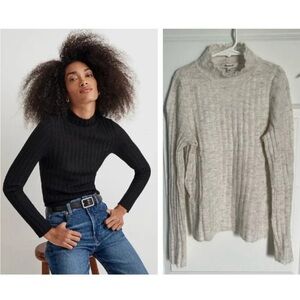 Madewell Alpaca Blend mock neck  Sweater